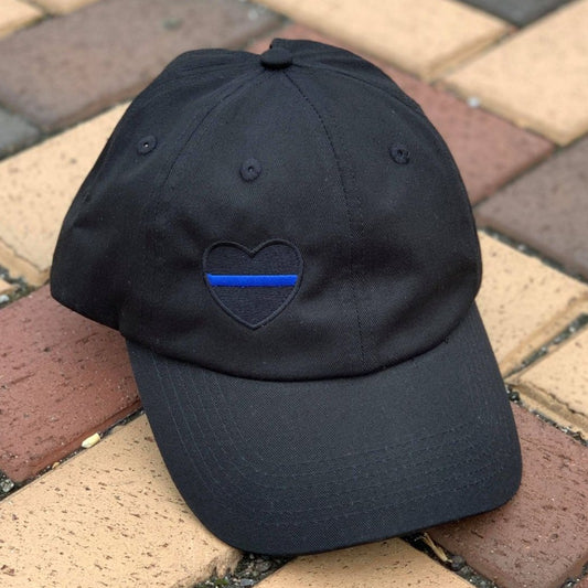 Thin Blue Line Criss Cross Ponytail Hat - SWC Edition