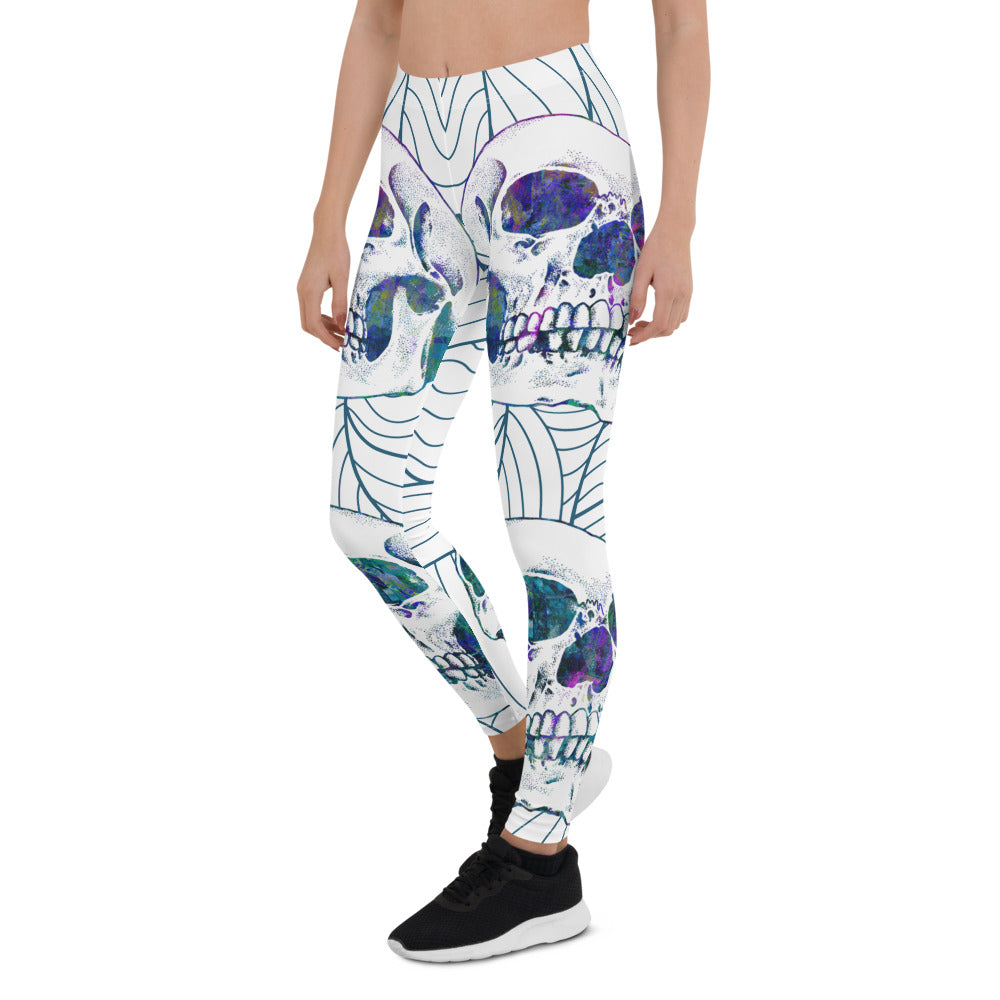 Skull Waves Leggings