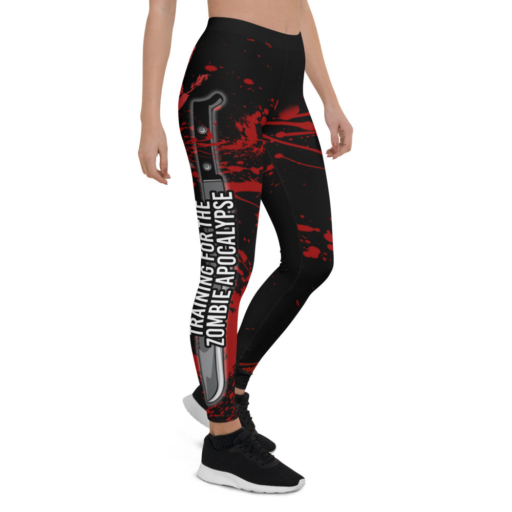 Training For The Zombie Apocalypse Leggings