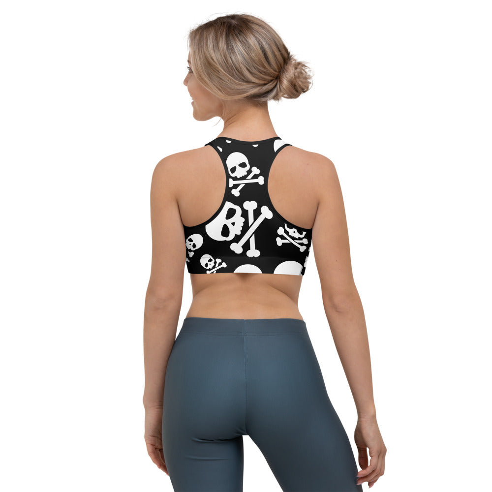 Skull & Crossbones Sports bra