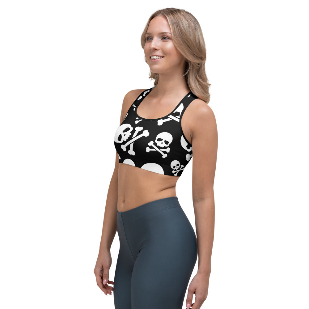 Skull & Crossbones Sports bra