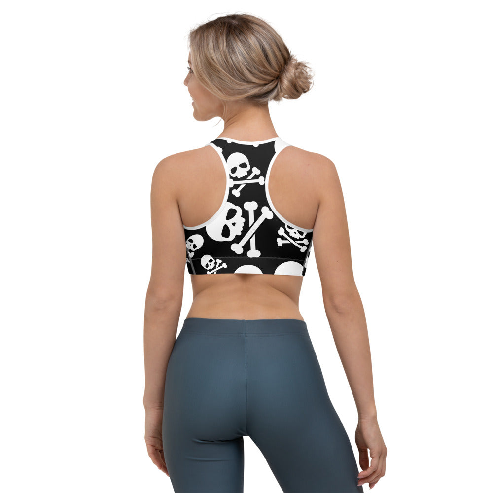 Skull & Crossbones Sports bra