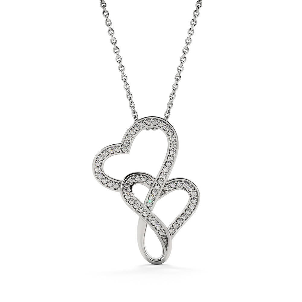 You Give Me A Boner Double Heart Necklace