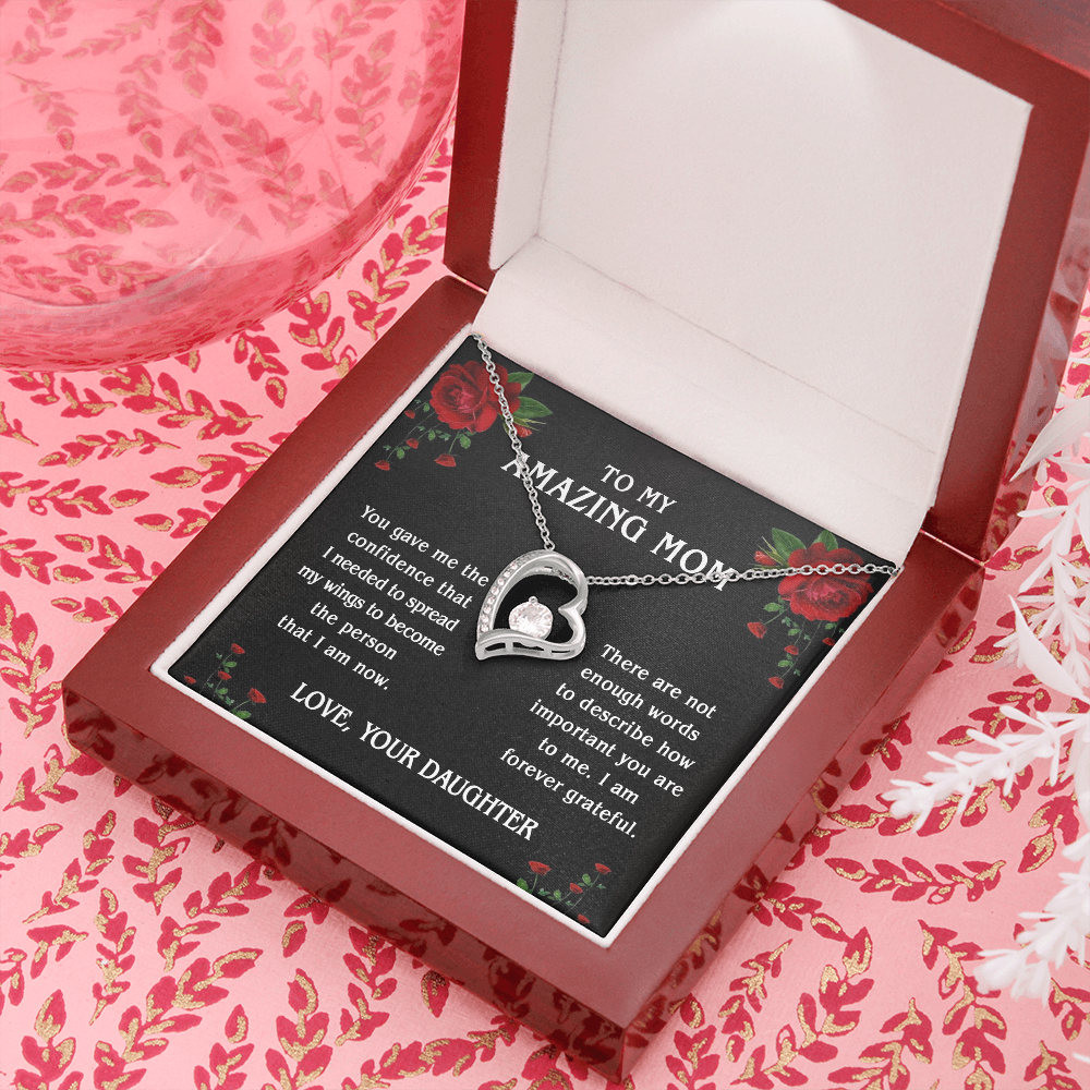 Forever Love Necklace To Mom From Daughter