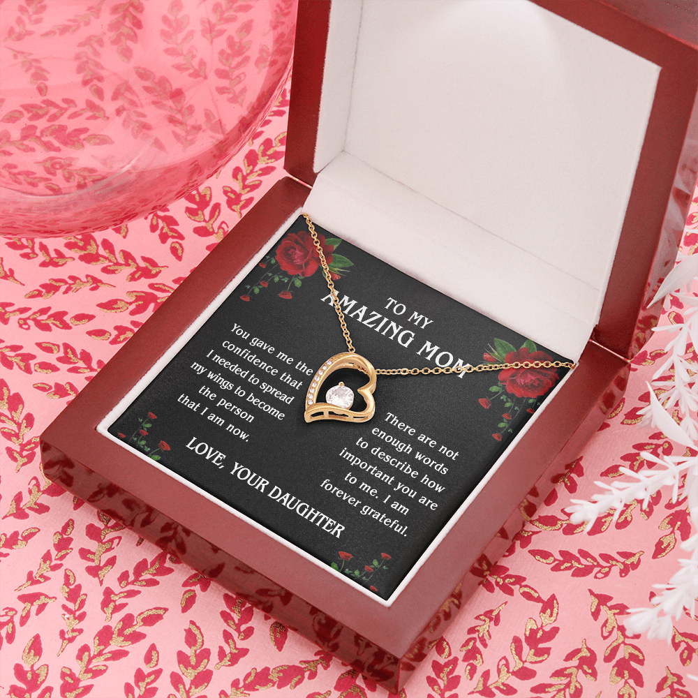 Forever Love Necklace To Mom From Daughter
