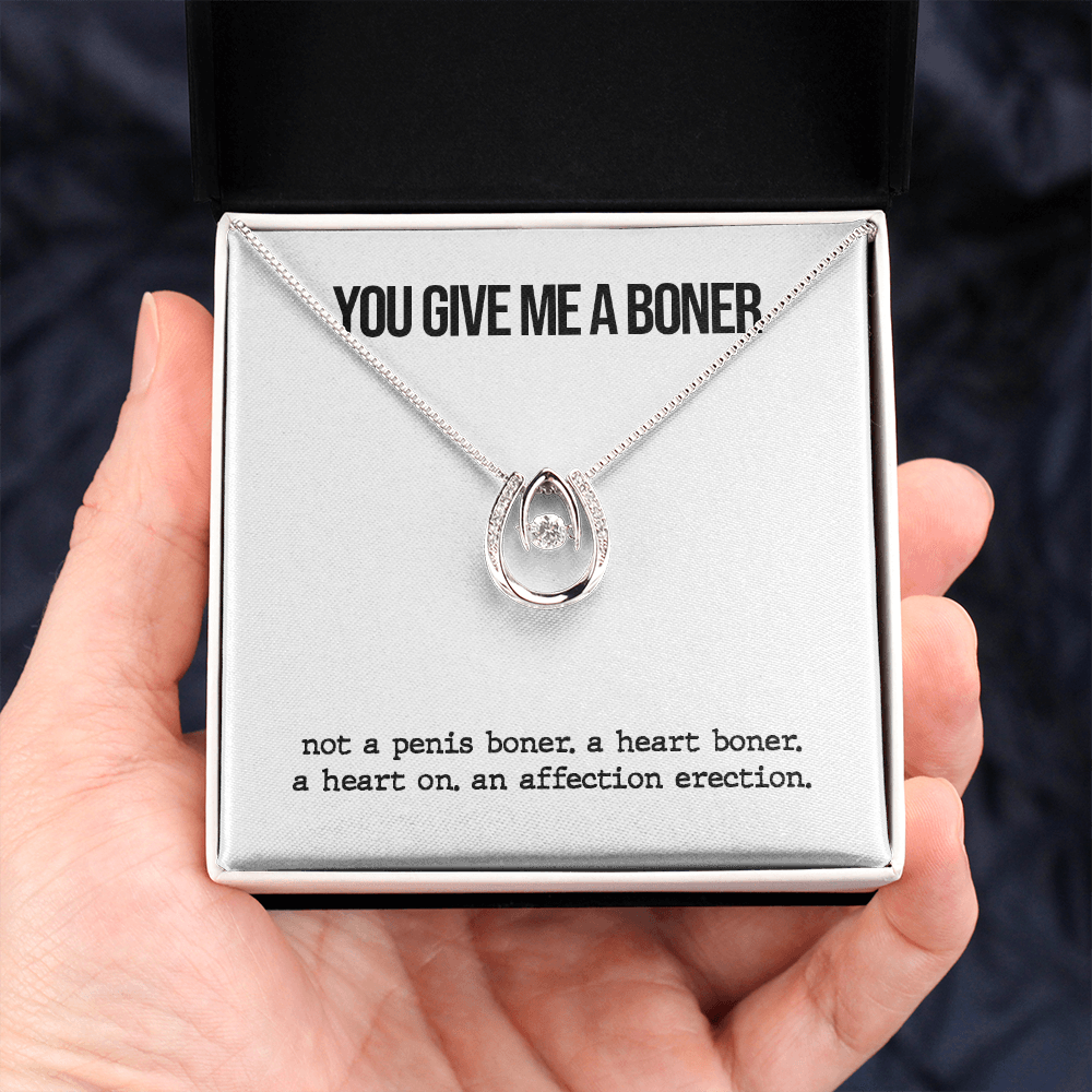 Funny Boner Lucky In Love Necklace
