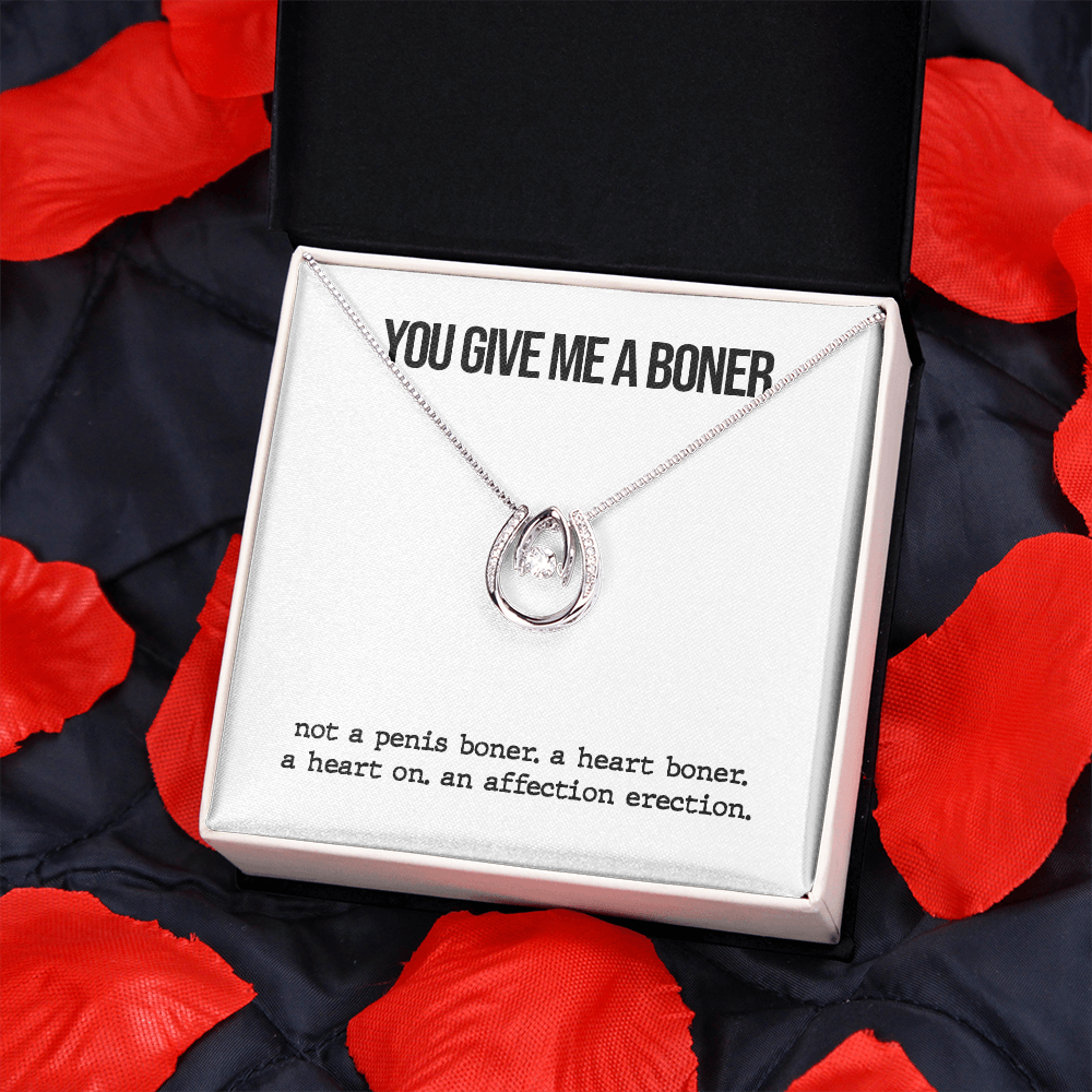 Funny Boner Lucky In Love Necklace
