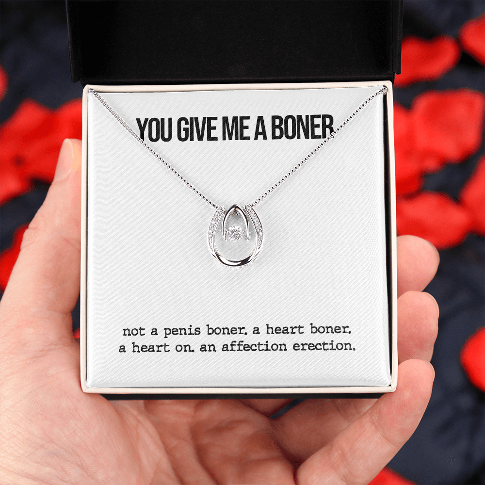 Funny Boner Lucky In Love Necklace