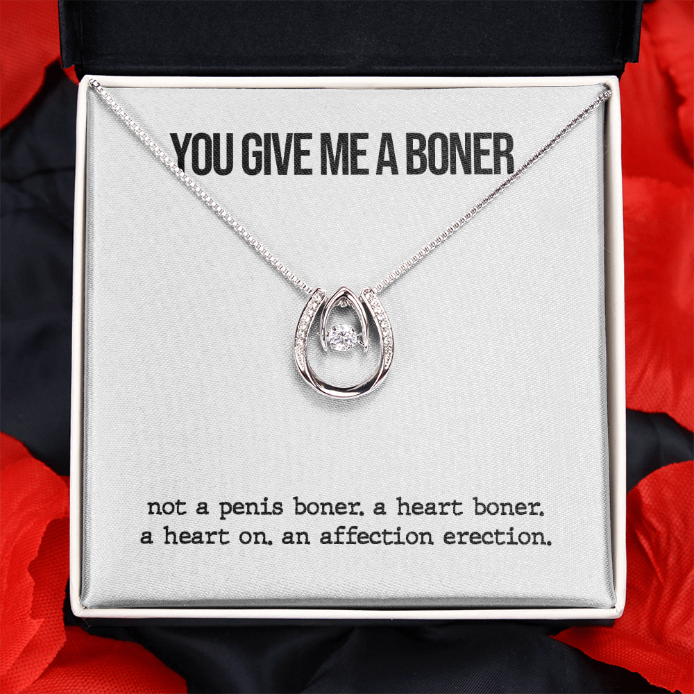 Funny Boner Lucky In Love Necklace