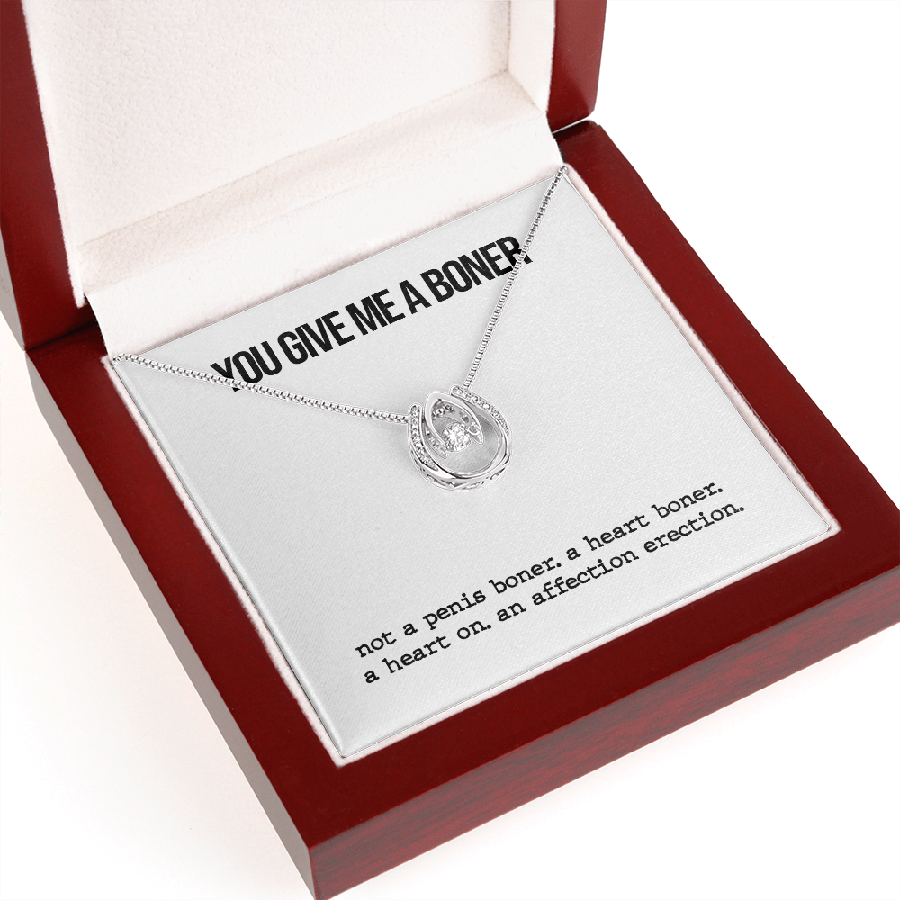 Funny Boner Lucky In Love Necklace