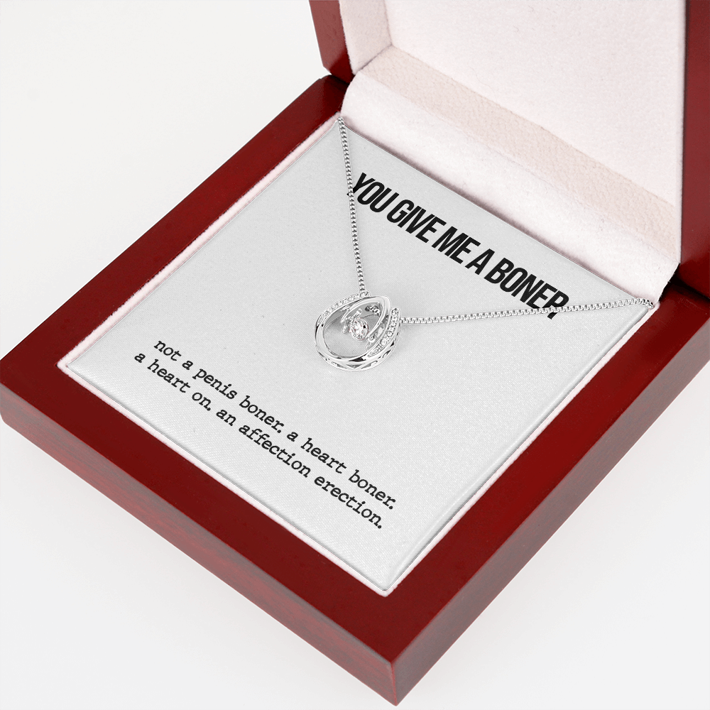 Funny Boner Lucky In Love Necklace