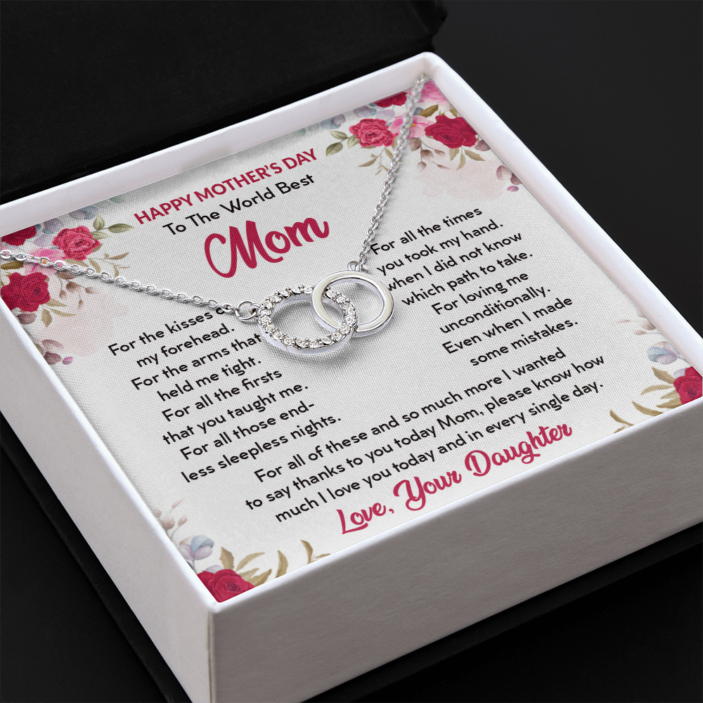 Happy Mother's Day Perfect Pair Necklace