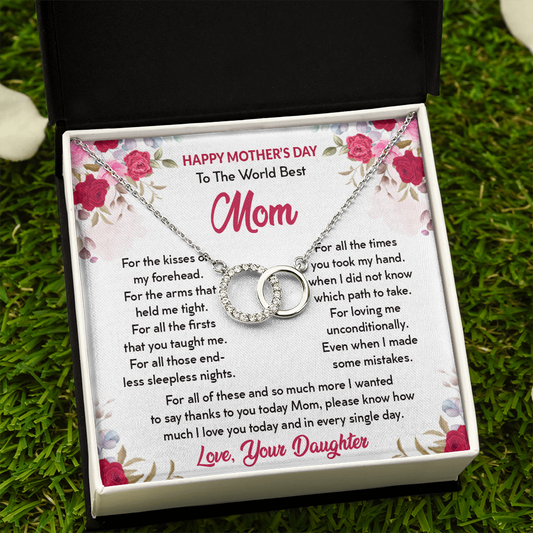 Happy Mother's Day Perfect Pair Necklace