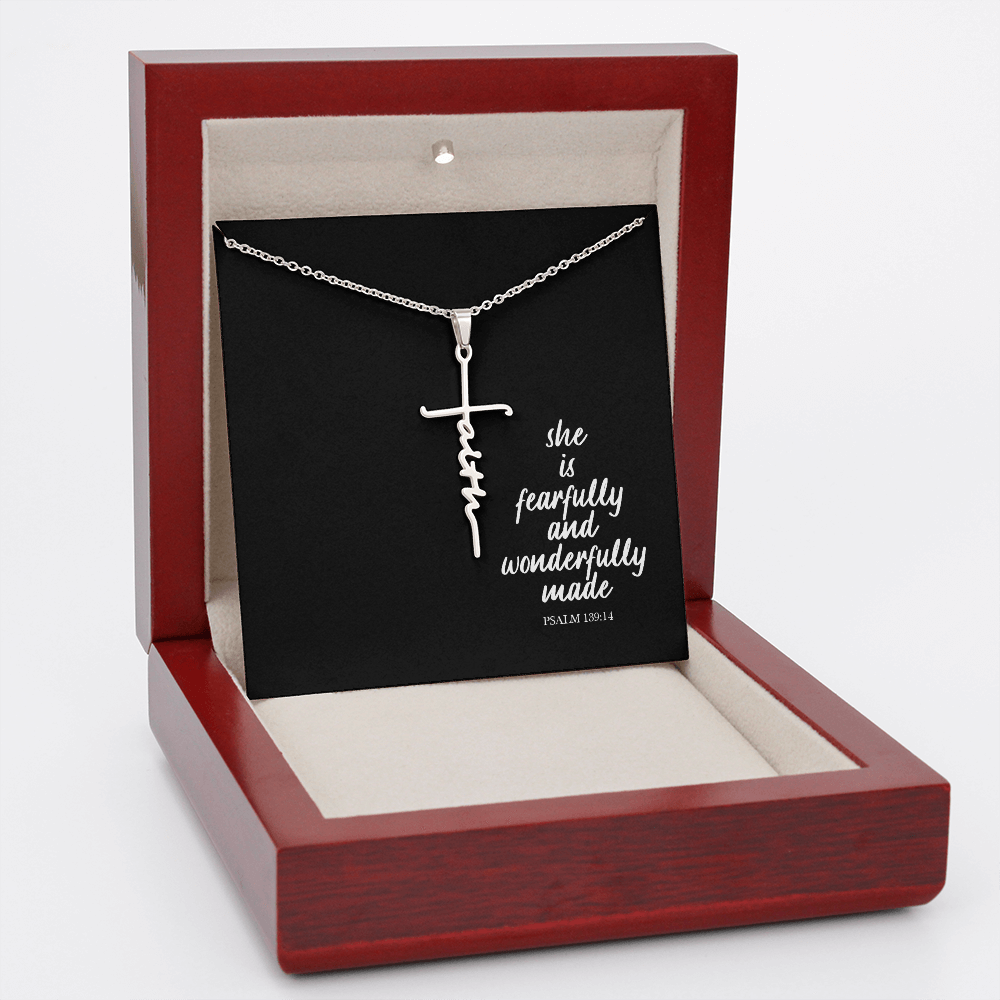 Fath Cross Necklace She is