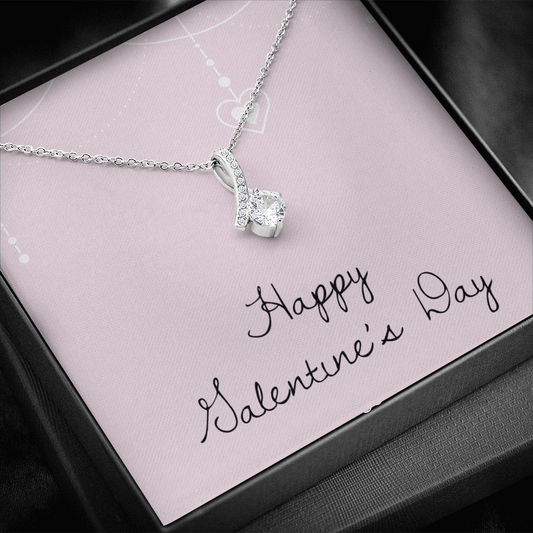 Happy Valentine's Day Alluring Beauty Necklace