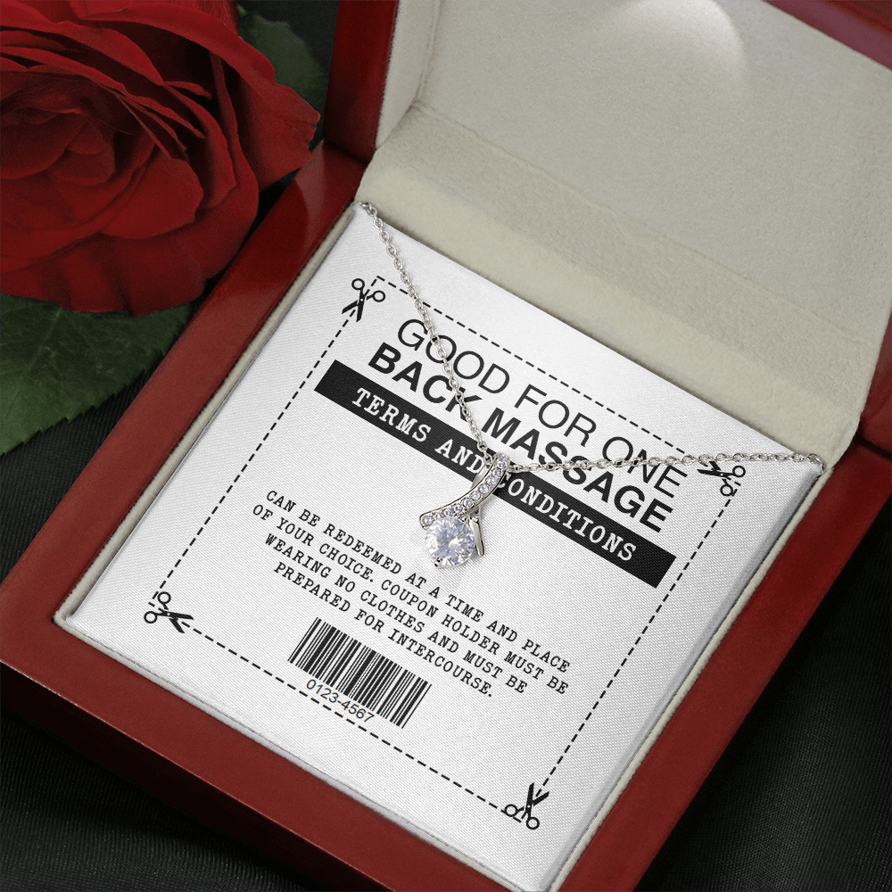 Funny Back Massage Alluring Beauty Necklace