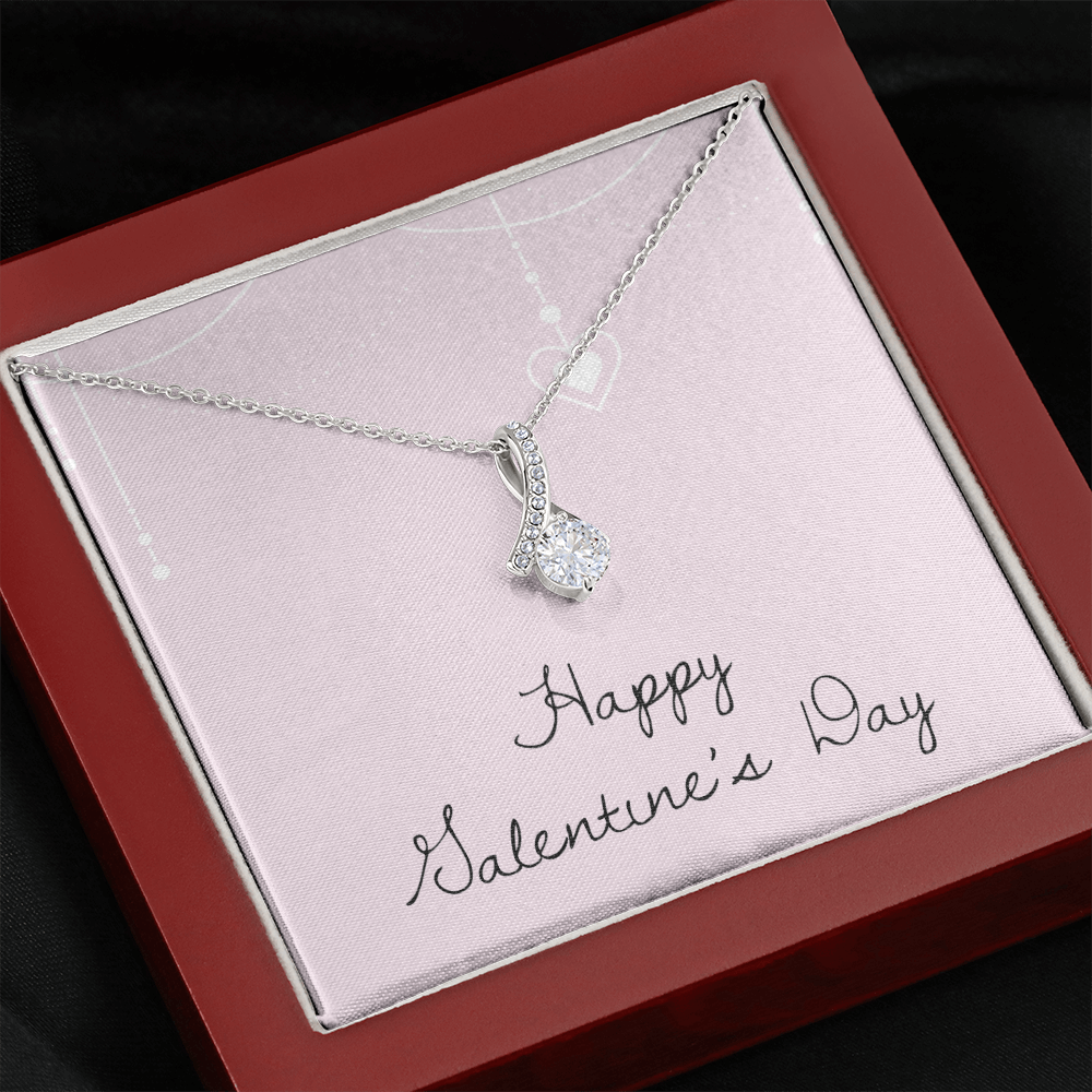Happy Valentine's Day Alluring Beauty Necklace