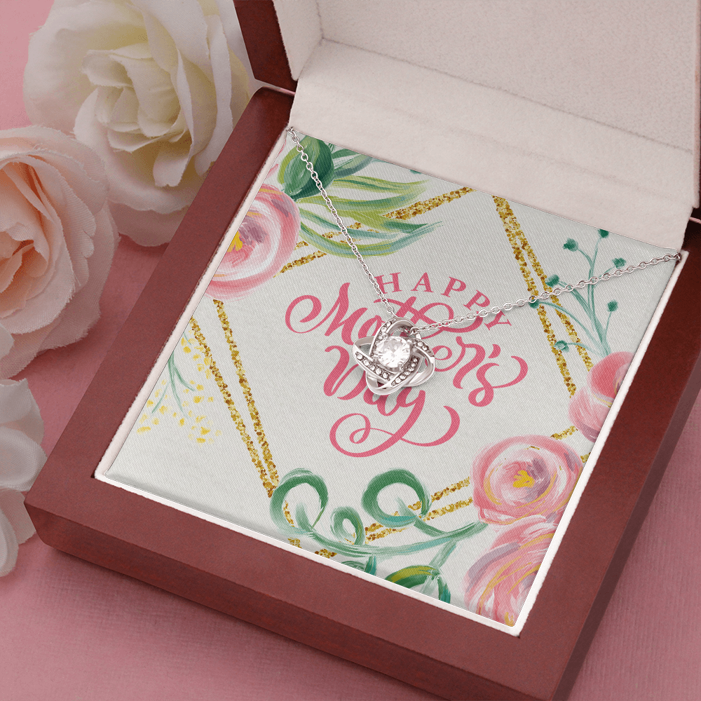 Happy Mother's Day Love Knot Necklace