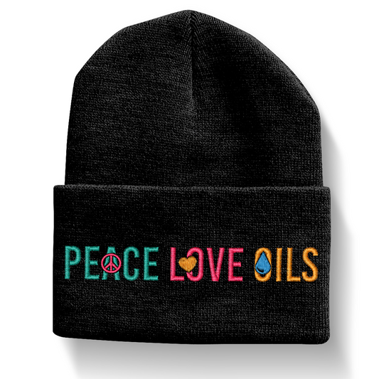 Peace Love Oils Beanie
