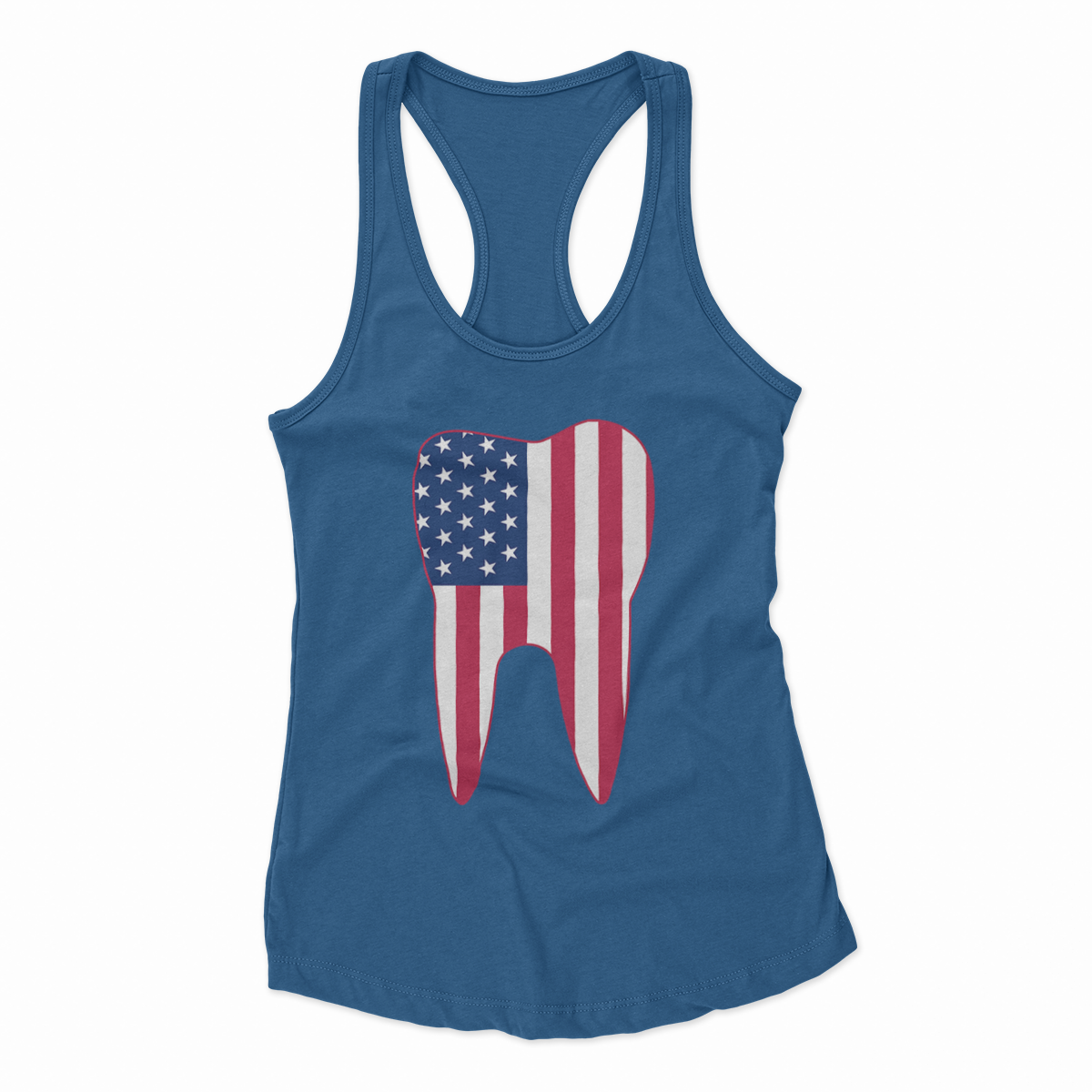 Dental Tooth American Flag
