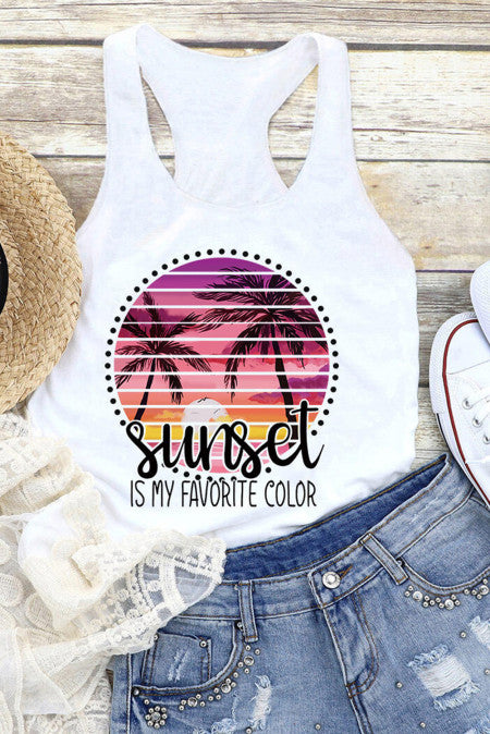 Sunset Is My Favorite Color Tank