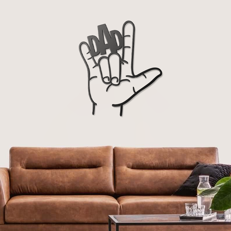 Sign Language Dad American Sign Language For Dad Stock Photo