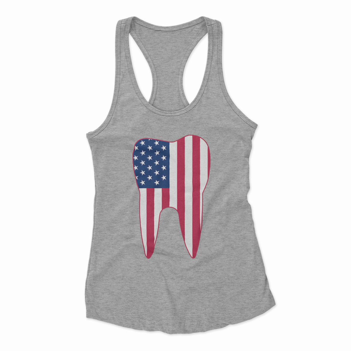 Dental Tooth American Flag