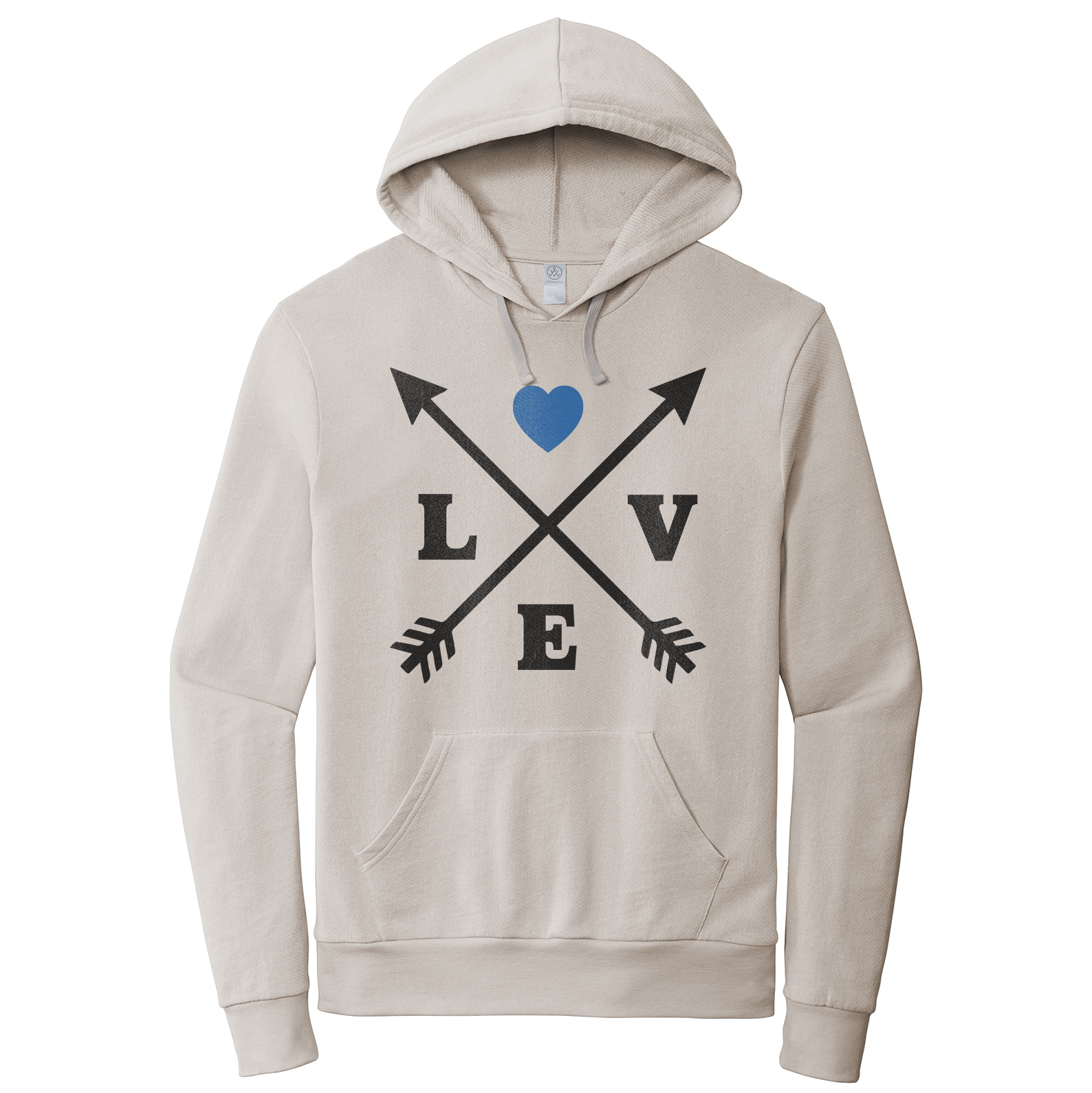 Thin Blue Lines Love Arrows Hoodie