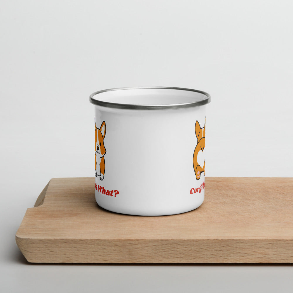 Corgi Butt Enamel Mug
