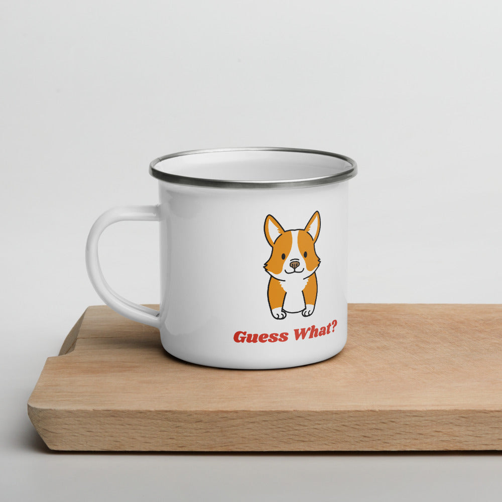 Corgi Butt Enamel Mug
