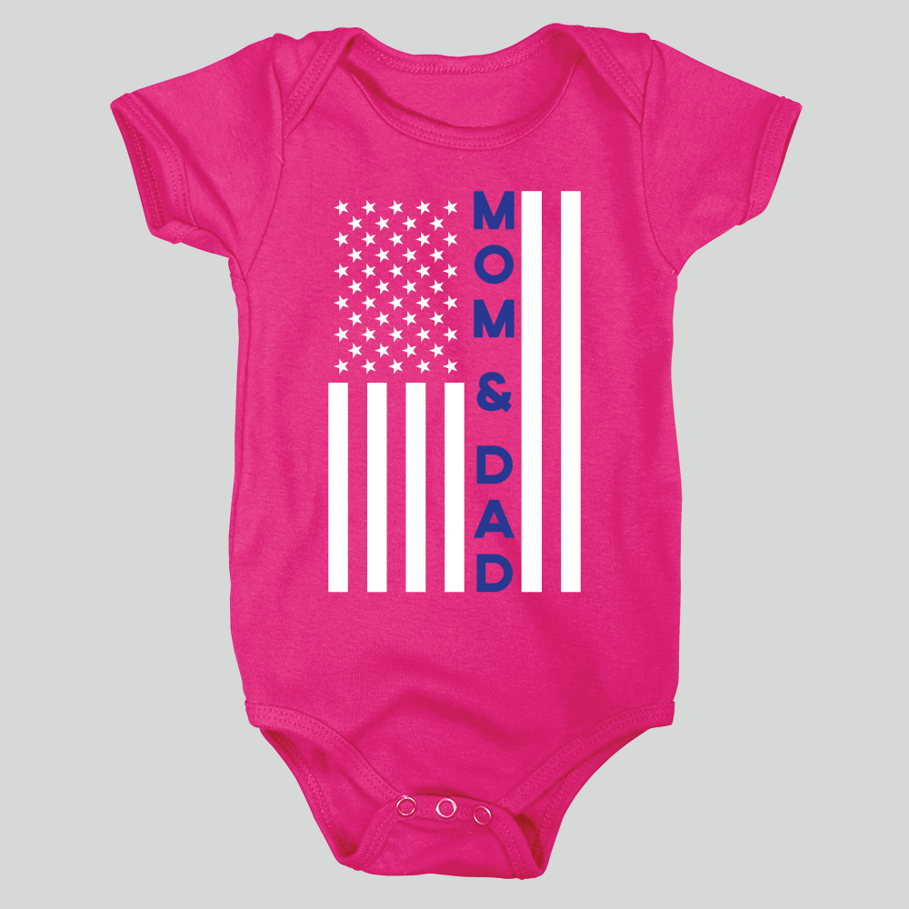 Mom & Dad Thin Blue Line Flag