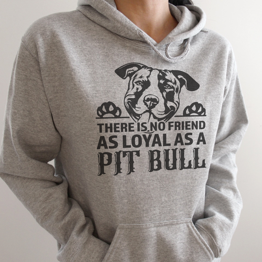 There Is No Friend As Loyal As A Pit Bull Hoodie
