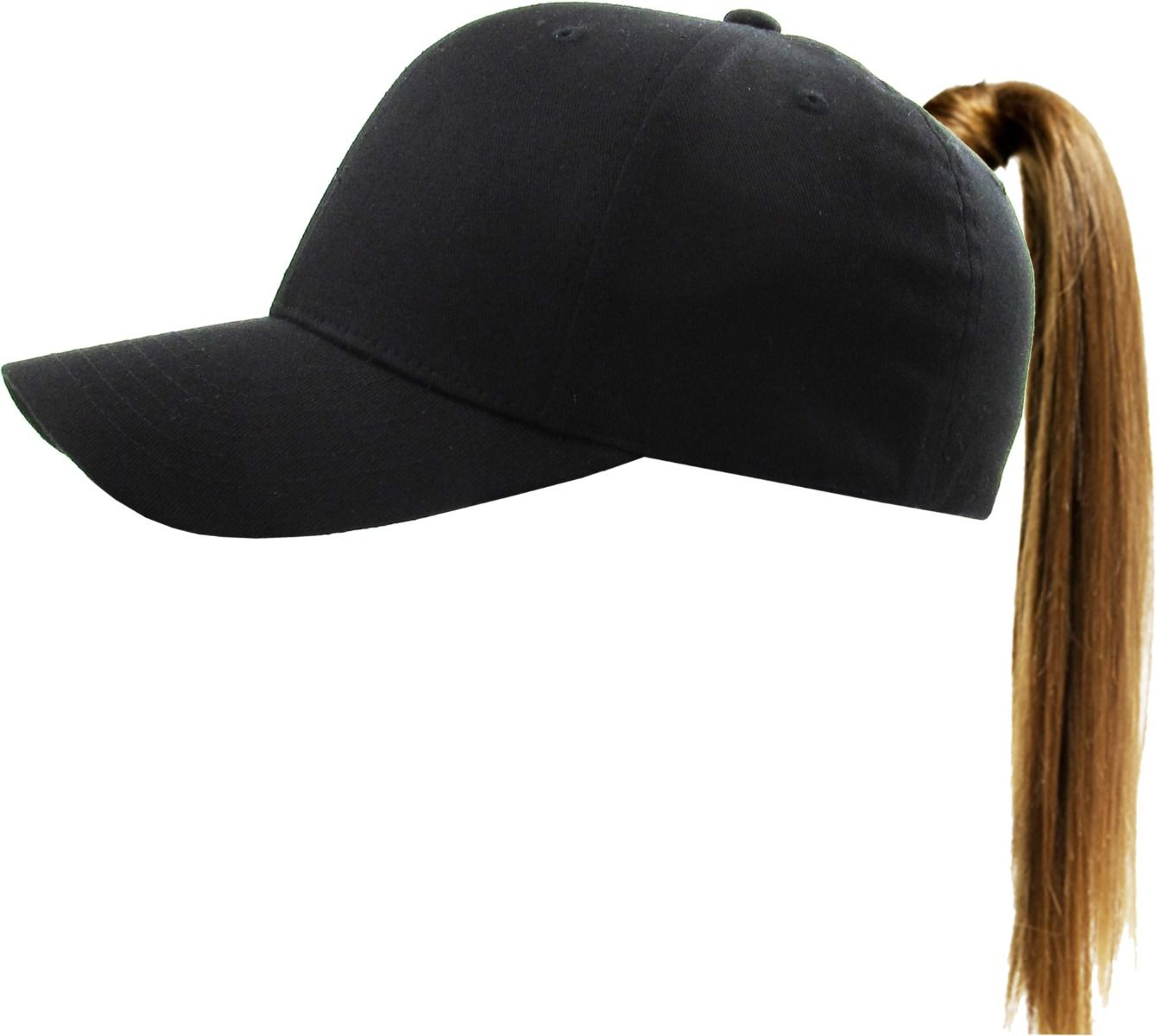 Thin Red Line Flag Ponytail Spandex Headband Hat