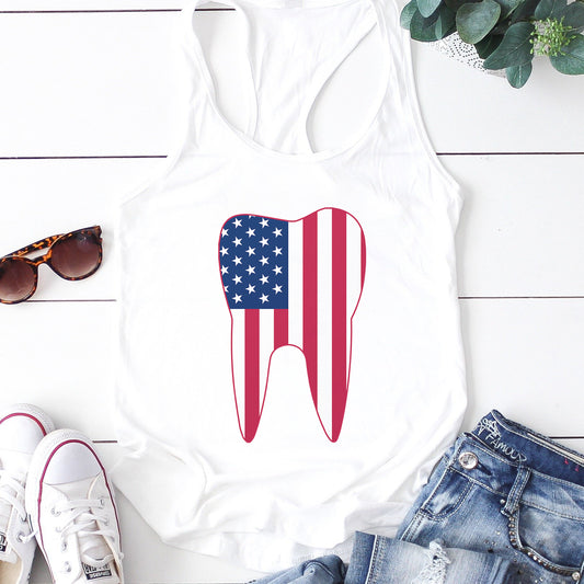 American Flag Tooth