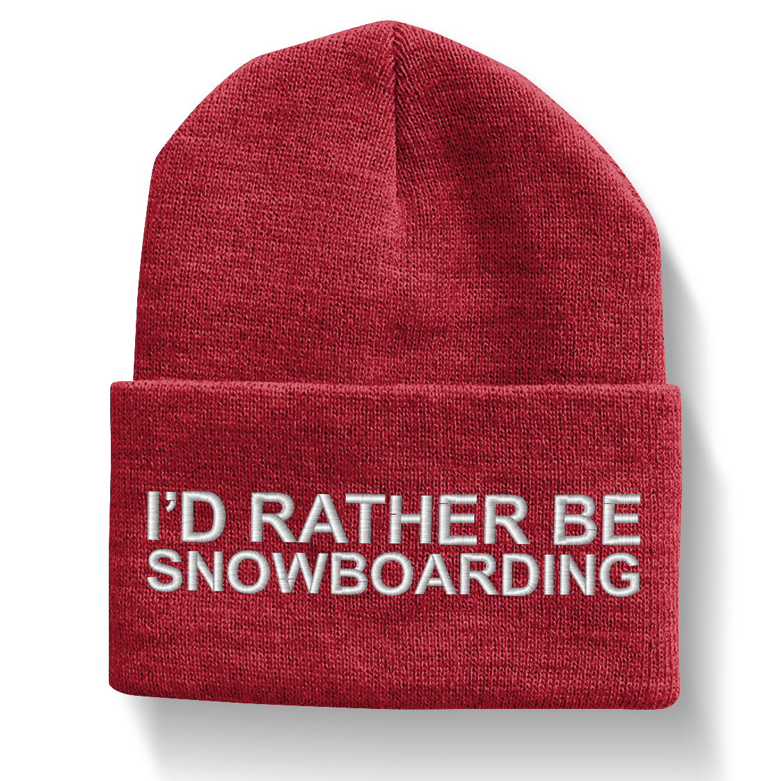 I'd Rather Be Snowboarding Beanie