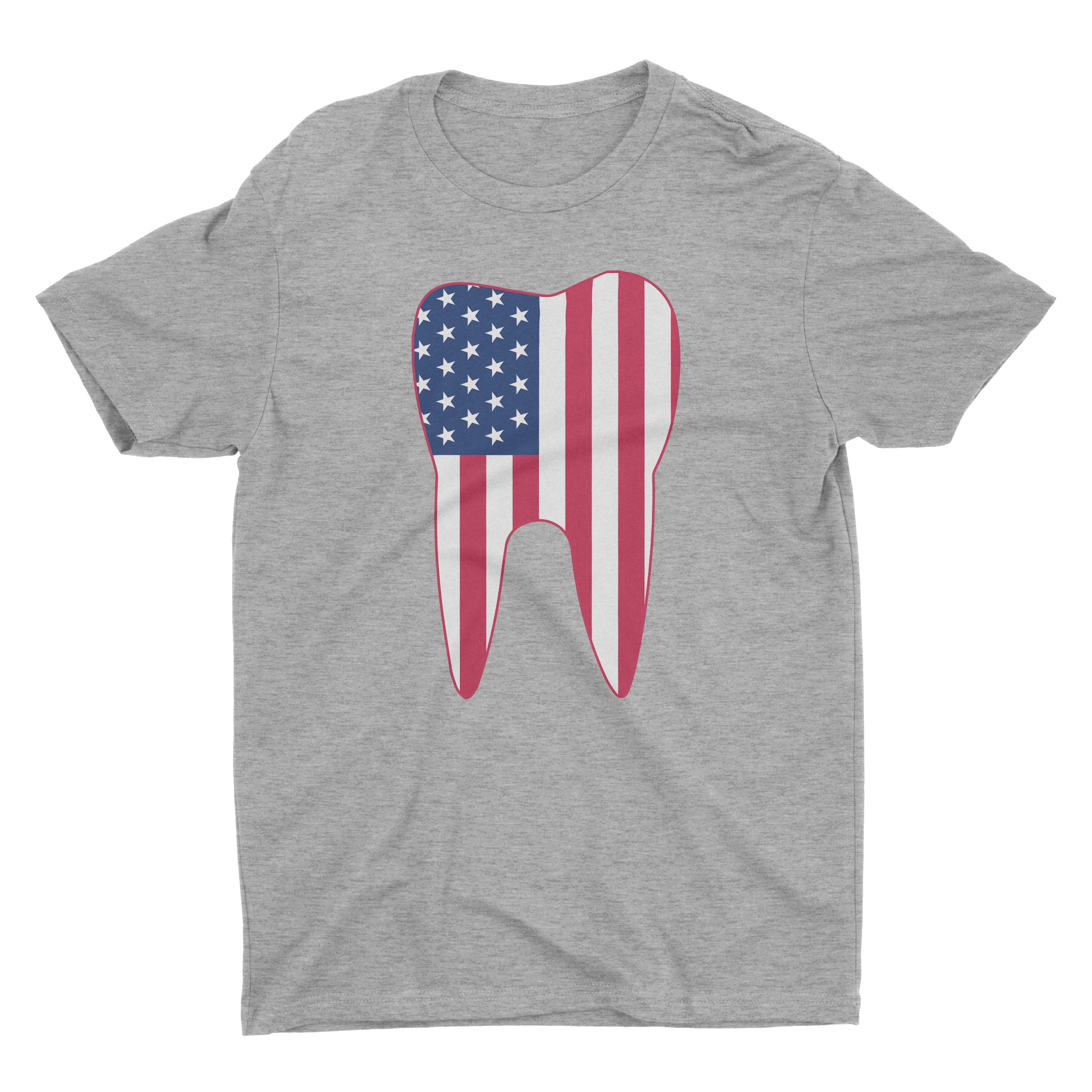 Dental Tooth American Flag