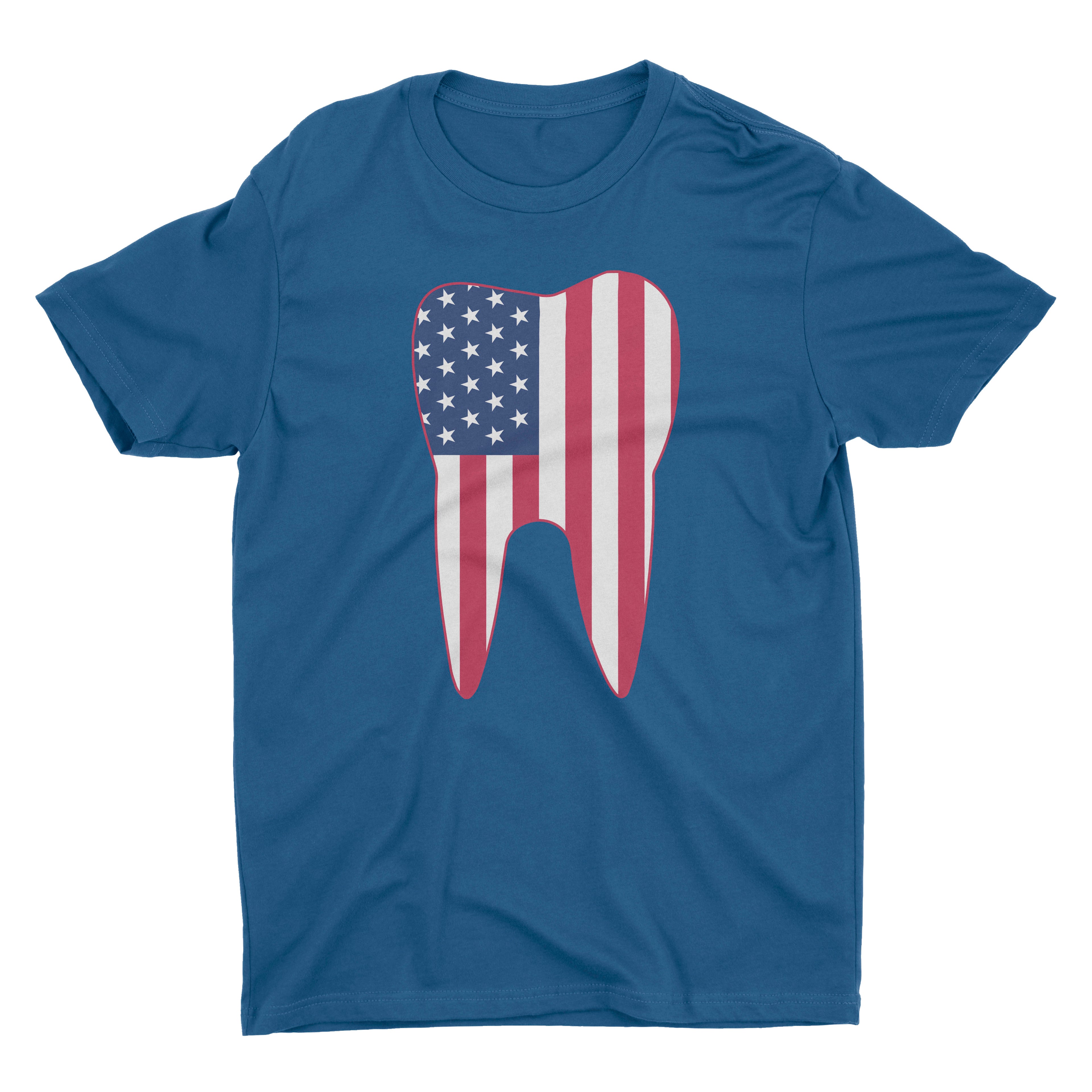 Dental Tooth American Flag
