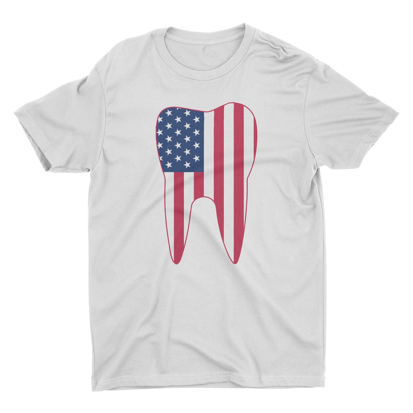 Dental Tooth American Flag