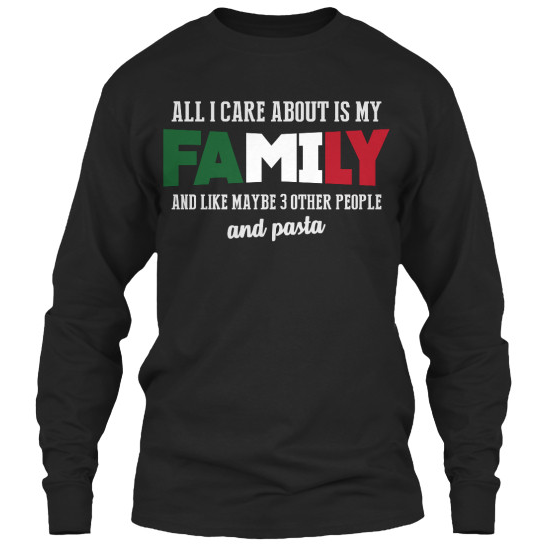 All I Care About IS My Family