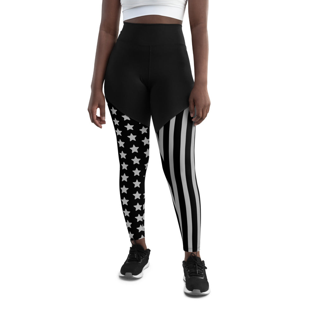 Thin Red Line Premium Sports Leggings