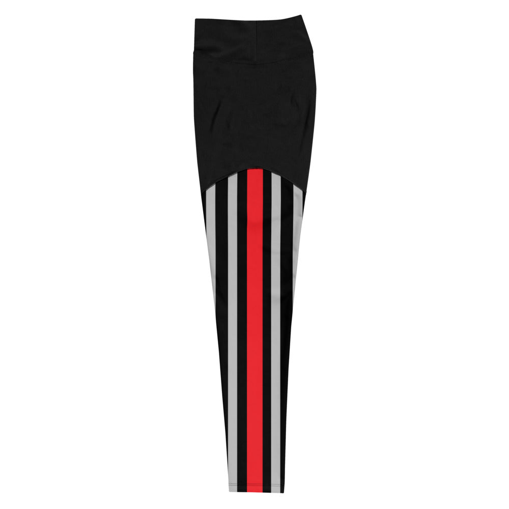 Thin Red Line Premium Sports Leggings