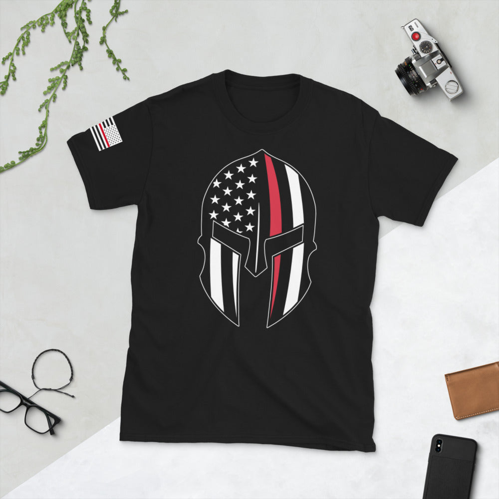 Thin Red Line Spartan Short-Sleeve Unisex T-Shirt