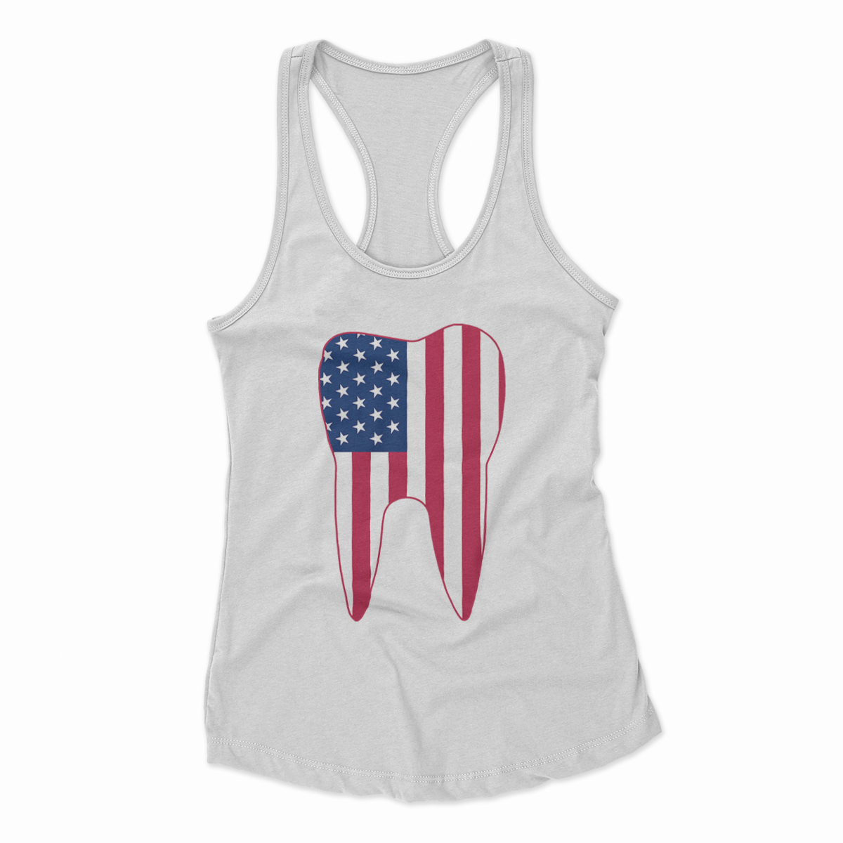 Dental Tooth American Flag